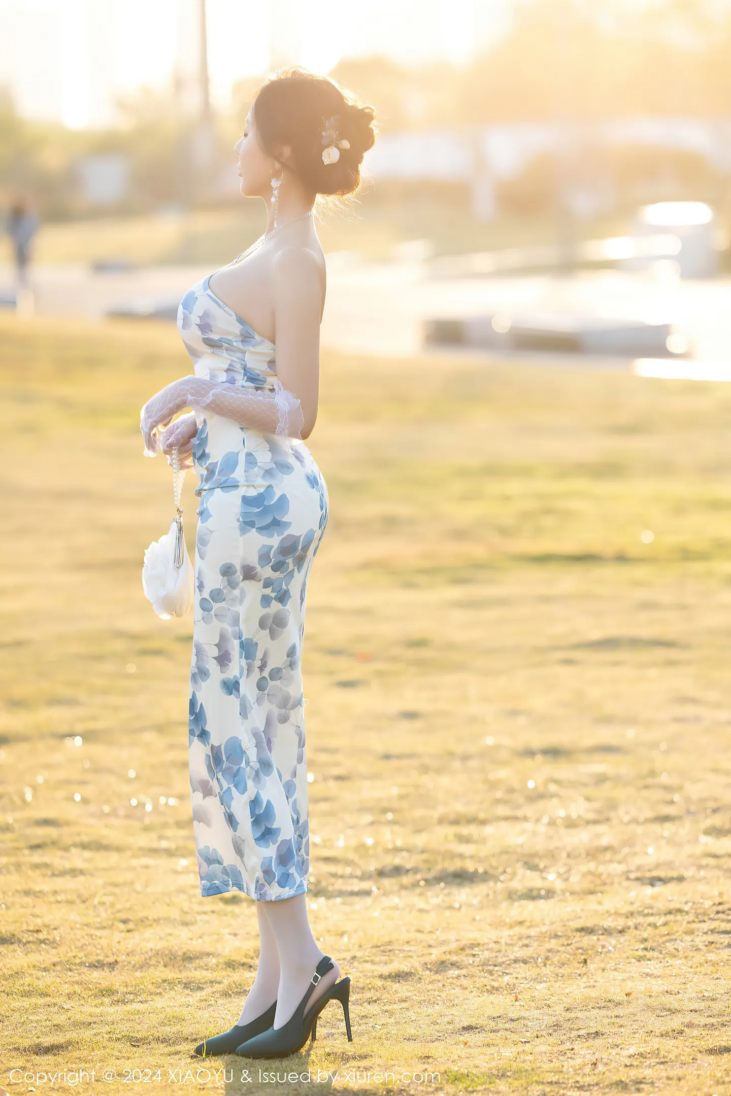 图片[5]-[XiaoYu画语界]Vol.1191 女神王馨瑶yanni性感图案连衣裙露黄蓝内衣秀曼妙身姿诱惑写真81P-秀人网官方网站